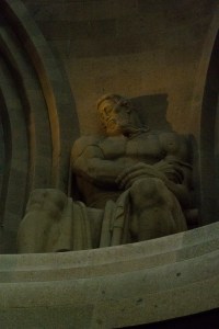 Figur für Opferfreudigkeit in der Ruhmeshalle des Völkerschlachtdenkmals