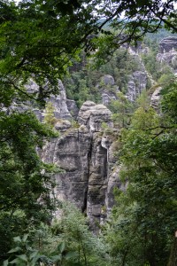 Bizzarre Sandsteinkraetionen der Natur