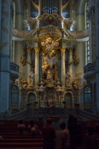 Im Innern der Dresdner Frauenkirche
