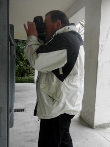 Vor den Desinfektionskammern