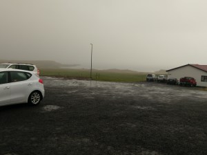 Regen und Wind beim Haifisch Museum