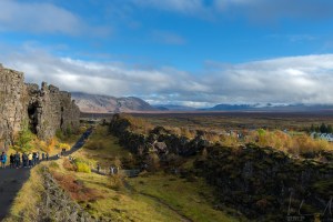 Der Nationalpark am See Þingvallavatn