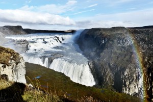 Regenbogen am "Goldenen Wasserfall"
