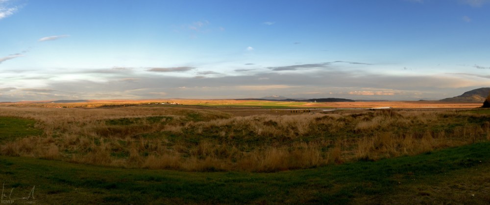 Abendstimmung bei bei meiner Unterkunft
