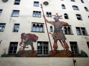 Hausfassade in der Altstadt