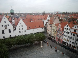 Blick hinter das Rathaus
