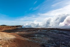 Miðlína, Gunnuhver, Krýsuvík und der Faxafoss