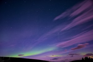 Nordlichter über Laugar