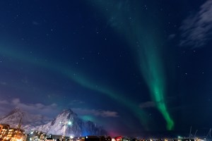 Nordlichter über Svolvær