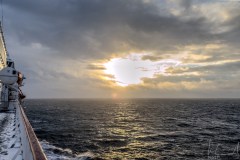 7. Tag - Ein trüber, aber entspannter Tag auf See