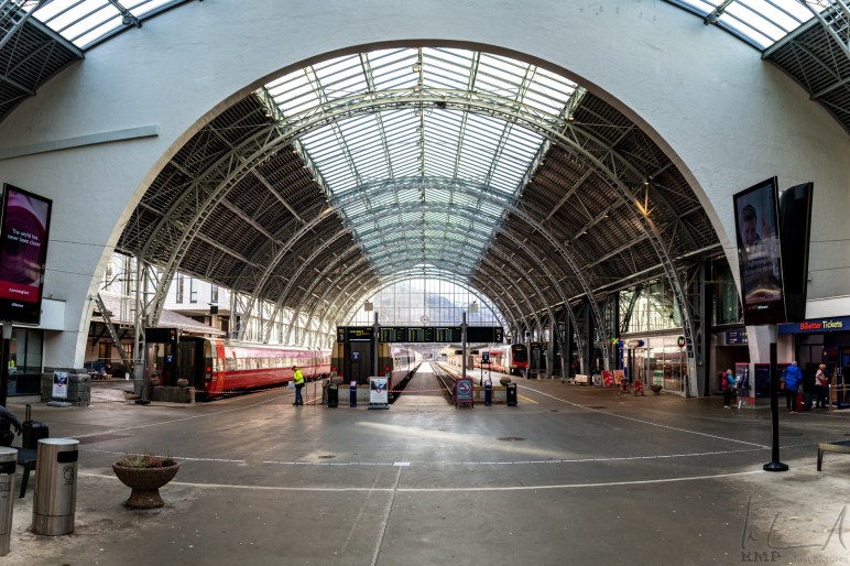 Die Bahnhofshalle von Bergen