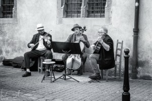 Strassenmusiker in der Altstadt