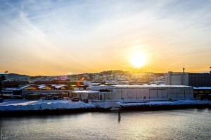 Der Hafen von Trondheim