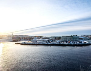 Abfahrt in Trondheim