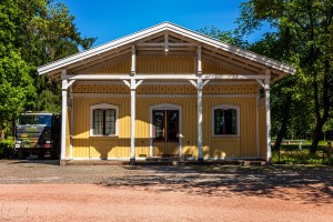 Das Haus der Palast Wache auf dem Slottsplassen