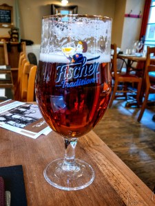Ein Fischerbier im Le Bistrot Des Copains