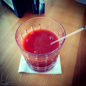 Mein traditioneller Fare-well Drink vor dem Abflug