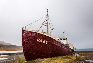 Das älteste Stahlschiff Islands