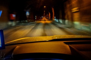 Fahrt durch den Tunnel nach Ísafjörður
