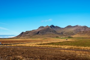on the road to Snæfellsnes Nationalpark