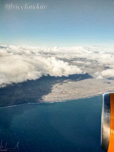 #flyicelandair Die südisländische Küste aus der Vogelperspektive