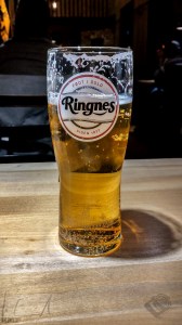 Das erste Bier in Norwegen