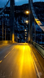 Die Brücke über den Tengelfjord