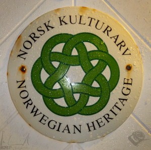 Mein Türschild bei Svinøya Rorbuer in Svolvær