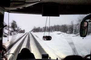 Busfahrt von Svolvær nach Harstad
